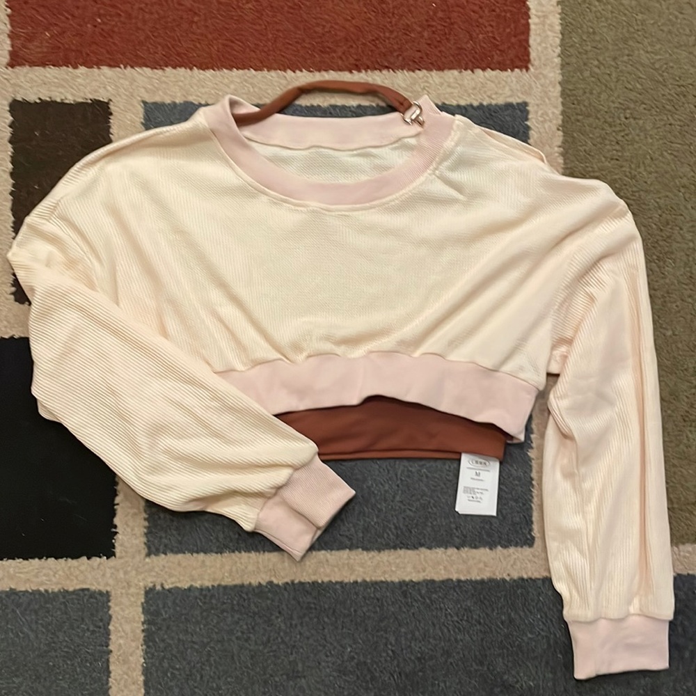 Cider crop sweater
